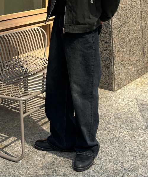 JUAN HOMME(ジュアンオム)の「リファインドワイドデニムパンツ(ダークブルー)(デニムパンツ・メンズ・その他・SMALL/MEDIUM/LARGE)」の22枚目の写真
