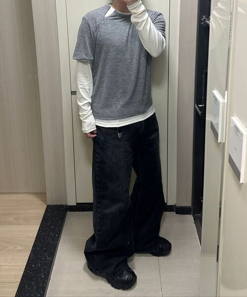 JUAN HOMME(ジュアンオム)の「リファインドワイドデニムパンツ(ダークブルー)(デニムパンツ・メンズ・その他・SMALL/MEDIUM/LARGE)」の17枚目の写真