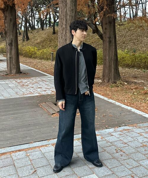 JUAN HOMME(ジュアンオム)の「リファインドワイドデニムパンツ(ダークブルー)(デニムパンツ・メンズ・その他・SMALL/MEDIUM/LARGE)」の9枚目の写真