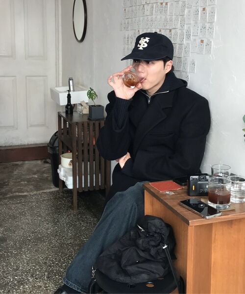 JUAN HOMME(ジュアンオム)の「リファインドワイドデニムパンツ(ダークブルー)(デニムパンツ・メンズ・その他・SMALL/MEDIUM/LARGE)」の2枚目の写真
