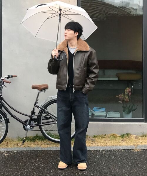 JUAN HOMME(ジュアンオム)の「リファインドワイドデニムパンツ(ダークブルー)(デニムパンツ・メンズ・その他・SMALL/MEDIUM/LARGE)」の5枚目の写真