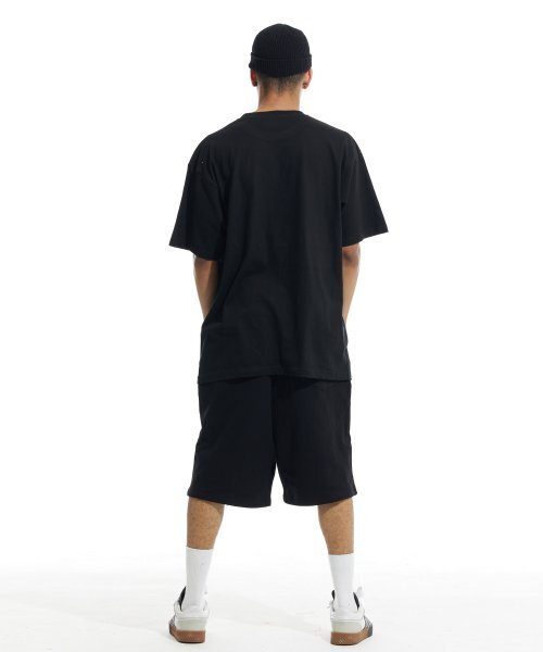 CREAM SODA LAB(クリームソーダラボ)の「ラン&ガン 半袖Tシャツ ブラック ピンク(Tシャツ/カットソー・メンズ・その他・X-LARGE/XX-LARGE/MEDIUM/LARGE)」の4枚目の写真
