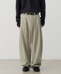 NOUN（ノウン）の「wide tapered chino pants (light gray)（その他パンツ）」