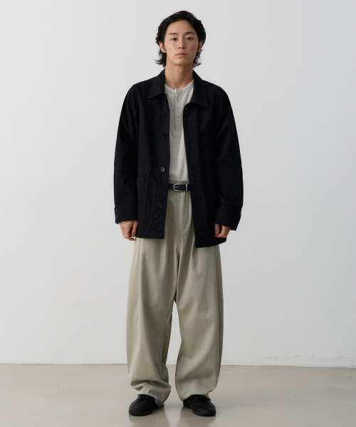 NOUN(ノウン)の「wide tapered chino pants (light gray)(その他パンツ・メンズ・その他・1/2/0)」の7枚目の写真