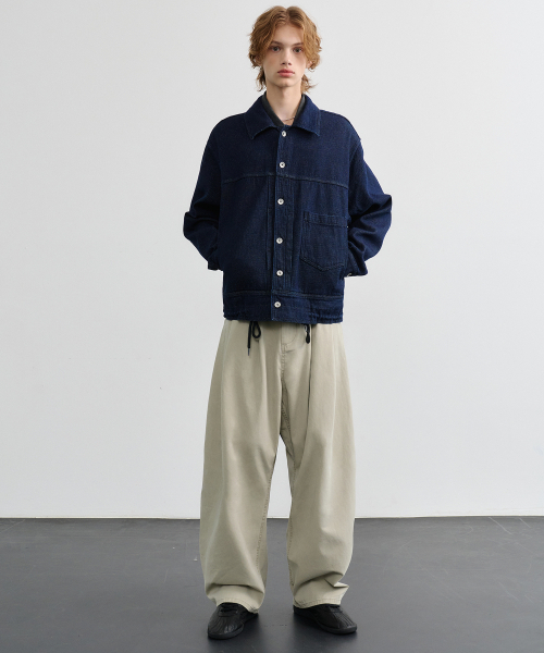 NOUN(ノウン)の「wide tapered chino pants (light gray)(その他パンツ・メンズ・その他・1/2/0)」の9枚目の写真