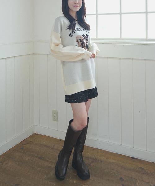 archives（アルシーヴ）の「ラインストーンドットショートパンツ（その他パンツ・レディース・ブラック/グレー・MEDIUM）」の16枚目の写真