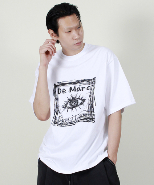 DEMARC(ドゥマーク)の「スクエアグラフィックボックスフィット半袖Tシャツホワイト(Tシャツ/カットソー・メンズ・その他・MEDIUM/LARGE)」の10枚目の写真
