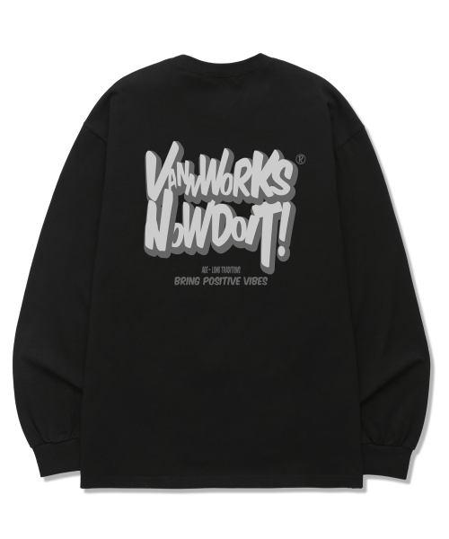 VANNWORKS(バンワークス)の「BRING NOW ロングスリーブ (VLS0086) ブラック(Tシャツ/カットソー・レディース・その他・SMALL/MEDIUM/LARGE/X-LARGE/XX-LARGE)」の3枚目の写真