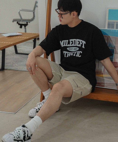 THE MILE（ザマイル）の「MILE DEPT. GARMENTS CREW [BLACK]（Tシャツ/カットソー・メンズ・その他・SMALL/MEDIUM/LARGE/X-LARGE/X-SMALL）」の2枚目の写真