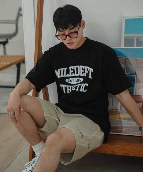 THE MILE（ザマイル）の「MILE DEPT. GARMENTS CREW [BLACK]（Tシャツ/カットソー・メンズ・その他・SMALL/MEDIUM/LARGE/X-LARGE/X-SMALL）」の3枚目の写真