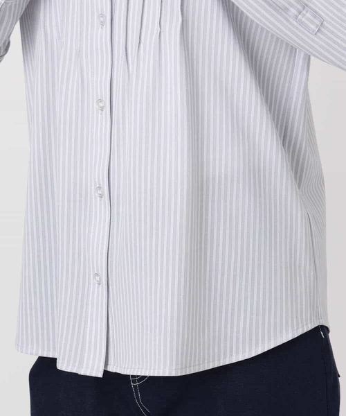 MK MICHEL KLEIN(エムケーミッシェルクラン)の「ストレッチジャージシャツ/洗える(シャツ/ブラウス・レディース・ブルー/ライトグレー/ホワイト・38/40)」の22枚目の写真