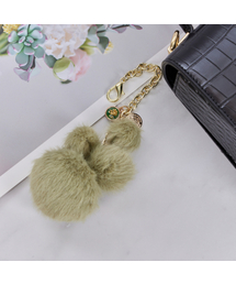 MAIA（マイア）の「Fur Chamjangsik B (flower pouch included)（キーケース/キーアクセサリー）」