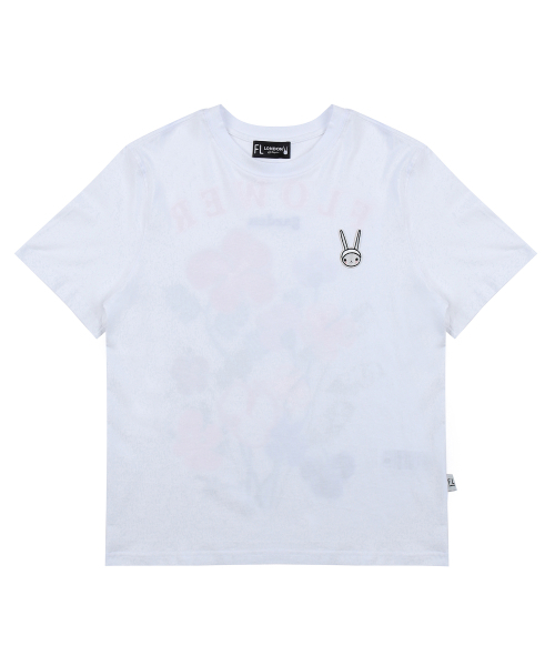 FIFI LAPIN(フィフィラパン)の「バックパネルガーデンドローイングベーシックフィット半袖Tシャツ/FM9WTS11F ホワイト(Tシャツ/カットソー・レディース・その他・FREE)」の1枚目の写真