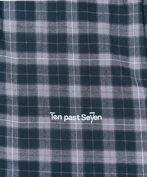 TEN PAST SEVEN（テン ファスト セブン）の「バックプリントチェックシャツ - グレー（シャツ/ブラウス・メンズ・その他・MEDIUM/LARGE）」の6枚目の写真