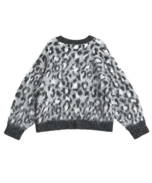 ANAP(アナップ)の「レオパード柄 シャギーニット カーディガン(カーディガン/ボレロ・レディース・ブラウン/グレー・F)」の16枚目の写真