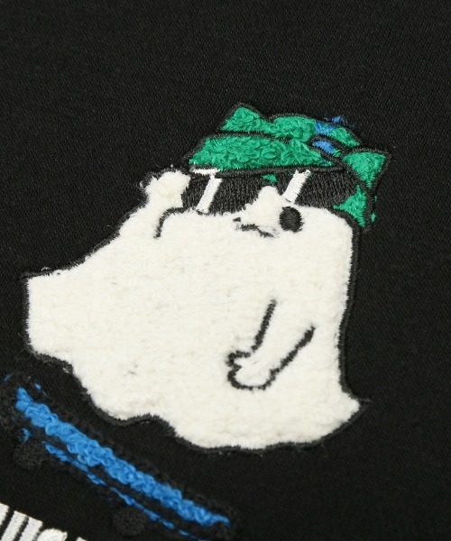 LUXSTYLE(ラグスタイル)の「ワンポイントサガラ刺繍トレーナー(スウェット・メンズ・オートミール/ブラック・M/L)」の16枚目の写真
