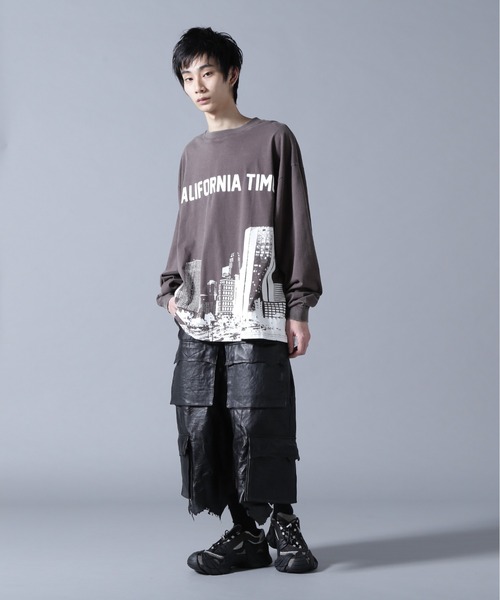 DANKE SCHON（ダンケシェーン）の「DankeSchon/ダンケシェーン/OVERDYE LST USA（Tシャツ/カットソー・メンズ・ブラック・L/M）」の21枚目の写真