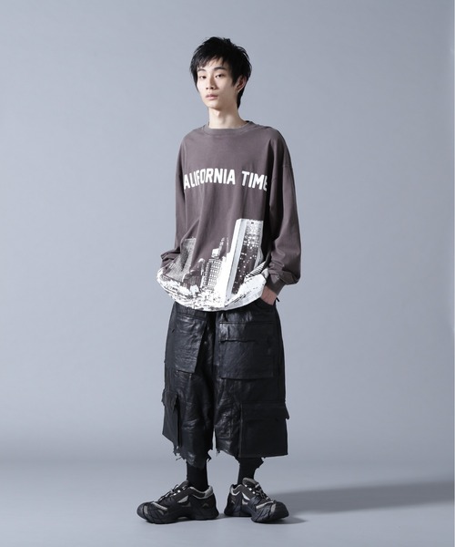 DANKE SCHON（ダンケシェーン）の「DankeSchon/ダンケシェーン/OVERDYE LST USA（Tシャツ/カットソー・メンズ・ブラック・L/M）」の20枚目の写真