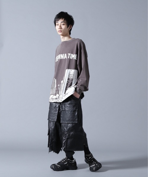 DANKE SCHON（ダンケシェーン）の「DankeSchon/ダンケシェーン/OVERDYE LST USA（Tシャツ/カットソー・メンズ・ブラック・L/M）」の19枚目の写真