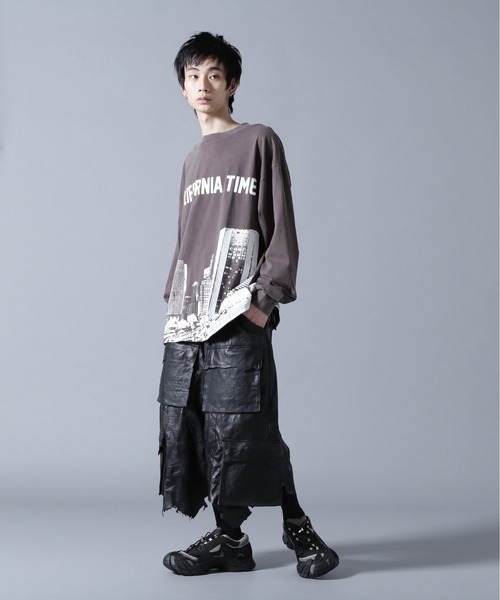 DANKE SCHON（ダンケシェーン）の「DankeSchon/ダンケシェーン/OVERDYE LST USA（Tシャツ/カットソー・メンズ・ブラック・L/M）」の18枚目の写真