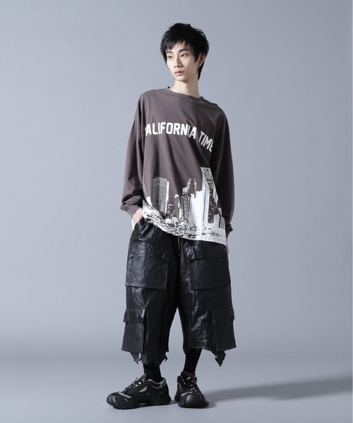 DANKE SCHON（ダンケシェーン）の「DankeSchon/ダンケシェーン/OVERDYE LST USA（Tシャツ/カットソー・メンズ・ブラック・L/M）」の17枚目の写真