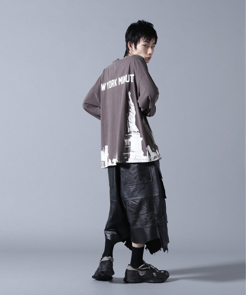 DANKE SCHON（ダンケシェーン）の「DankeSchon/ダンケシェーン/OVERDYE LST USA（Tシャツ/カットソー・メンズ・ブラック・L/M）」の15枚目の写真