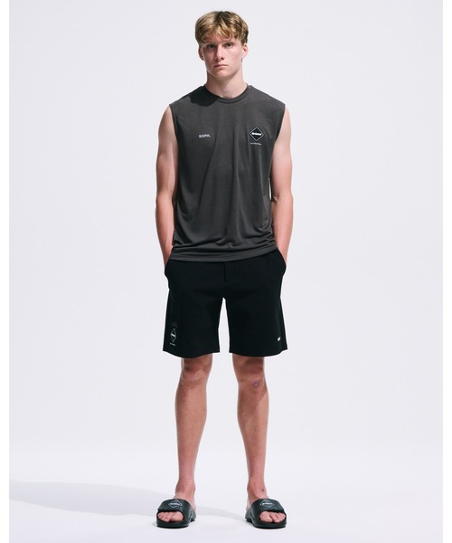 F.C.Real Bristol（エフシーレアルブリストル）の「POLARTEC S/L WORKOUT TOP（Tシャツ/カットソー・メンズ・ブラック/グレイッシュベージュ/チャコールグレー・MEDIUM/X-LARGE/LARGE/SMALL/XX-LARGE）」の15枚目の写真
