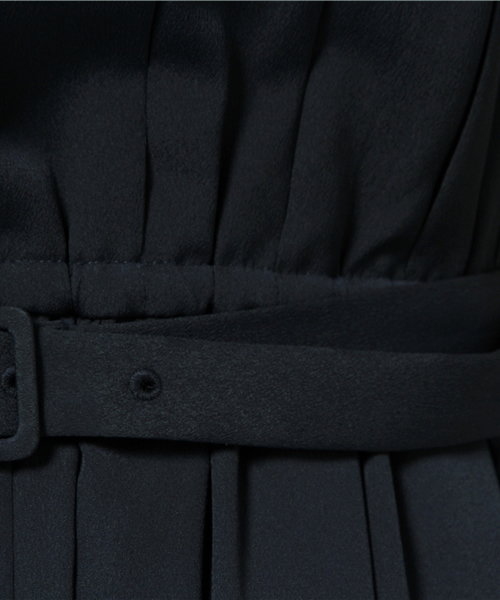 ELFORBR（エルフォーブル）の「デシンマキシワンピース（ワンピース・レディース・レッド系その他/ネイビー/カーキ・38/36）」の12枚目の写真