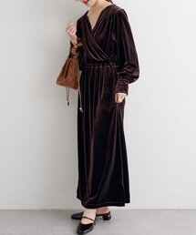 Kastane | 【一部店舗限定/2サイズ展開】B ベロア2WAYワンピース(ワンピース)