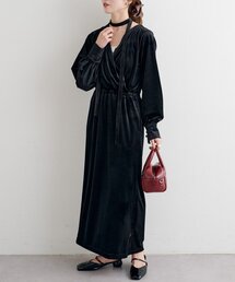 Kastane（カスタネ）の「【一部店舗限定/2サイズ展開】B ベロア2WAYワンピース（ワンピース・レディース）」