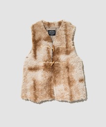 CUBE SUGAR | CUBE SUGAR/キューブシュガー カーリーファー トグル釦 ベスト(ベスト)