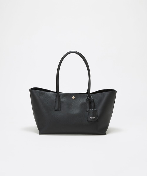 Breath TOPKAPI(ブレストプカピ)の「【雑誌掲載】【Breath TOPKAPI】ELAN エラン シュリンクレザー 2way トートバッグ(トートバッグ・レディース・クリーム/ブラック/グレイッシュベージュ・FREE)」の6枚目の写真