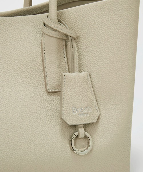 Breath TOPKAPI(ブレストプカピ)の「【雑誌掲載】【Breath TOPKAPI】ELAN エラン シュリンクレザー 2way トートバッグ(トートバッグ・レディース・クリーム/ブラック/グレイッシュベージュ・FREE)」の22枚目の写真