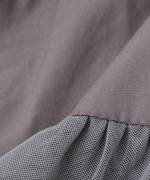 Lycee mine（リセマイン）の「【Lycee mine バレエシリーズ】たっぷりチュチュチュールスカート(インパン付き)（スカート・キッズ・ベビーピンク/アイボリー/ブルーグレー/チャコール/ミント・120cm/110cm/100cm/150cm/140cm/130cm）」の16枚目の写真