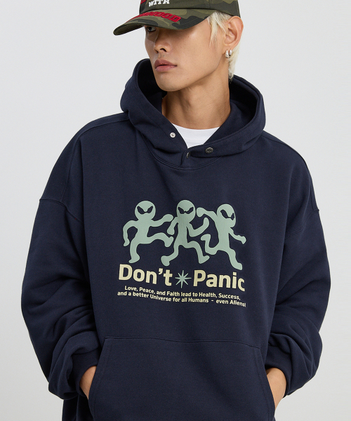 HOODHOOD(フッドフッド)の「スリーエイリアンフードネイビー(パーカー・レディース・その他・1/2)」の1枚目の写真