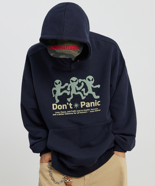 HOODHOOD(フッドフッド)の「スリーエイリアンフードネイビー(パーカー・レディース・その他・1/2)」の4枚目の写真