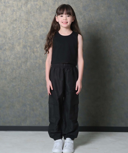 SHISKY（シスキー）の「無地 チビ タンクトップ（タンクトップ・キッズ・ミント/オフホワイト/ブラック/杢グレー/チャコール/オレンジ/パープル/ネイビー・130/120/110/140/160/150）」の20枚目の写真