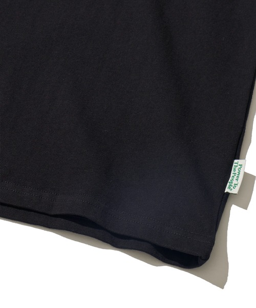 POWER TO THE PEOPLE(パワートゥーザピープル)の「【POWER TO THE PEOPLE】レトロテイスト ネコ刺繍クルーネックTシャツ / アニマル刺繍リンガーTシャツ(Tシャツ/カットソー・レディース・オフホワイト/ホワイト/ブラック/パープル・MEDIUM/X-LARGE/LARGE)」の16枚目の写真
