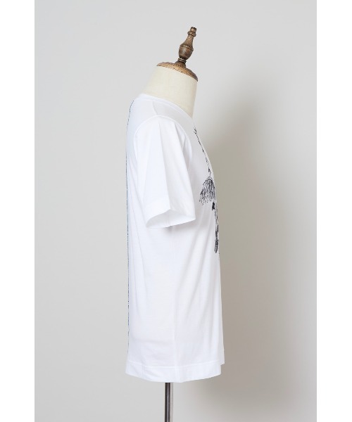 SHINYAKOZUKA(シンヤコヅカ)の「UPCYCLED BIRDS(Tシャツ/カットソー・メンズ・ブラック/チャコール/ホワイト・LARGE/MEDIUM/SMALL/X-LARGE)」の9枚目の写真