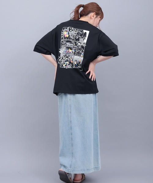 チチカカ（チチカカ）の「ホーリーおばけコミックプリントＴシャツ【ユニセックス】（Tシャツ/カットソー・メンズ・ブラック/カラフル・LARGE/MEDIUM）」の3枚目の写真