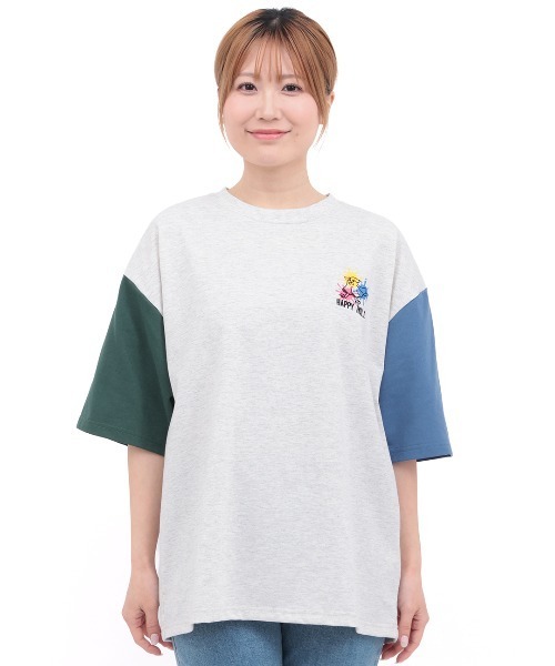 チチカカ（チチカカ）の「ホーリーおばけコミックプリントＴシャツ【ユニセックス】（Tシャツ/カットソー・メンズ・ブラック/カラフル・LARGE/MEDIUM）」の13枚目の写真