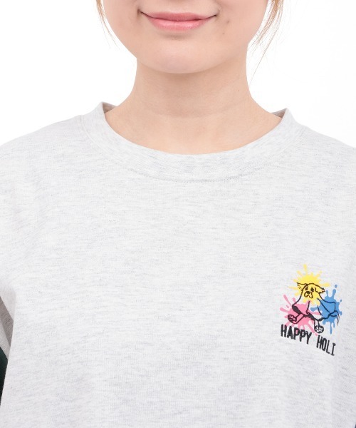 チチカカ（チチカカ）の「ホーリーおばけコミックプリントＴシャツ【ユニセックス】（Tシャツ/カットソー・メンズ・ブラック/カラフル・LARGE/MEDIUM）」の15枚目の写真