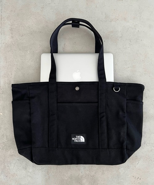 THE NORTH FACE(ザノースフェイス)の「THE NORTH FACE(ザ・ノースフェイス)/ALL-DAY TOTE L_PLUS/TNF A4 PC収納 ビッグサイズ トートバッグ 横型トート コットン素材 マザーズバッグ 通勤 通学(トートバッグ・レディース・カーキ/ブラック/キャメル・FREE)」の15枚目の写真