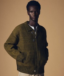 ニット/セーター ジップ ブルゾン」に該当するトップスファッション