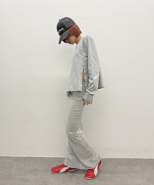 Oriens JOURNAL STANDARD(オリエンス ジャーナルスタンダード)の「ボタンディテールロングスリーブTee(Tシャツ/カットソー・レディース・グレー/レッド/ホワイト・FREE)」の11枚目の写真