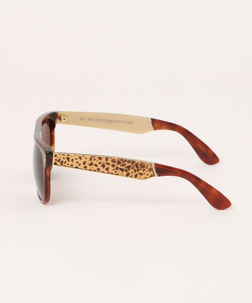 SUPER（スーパー）の「【SUPER】FLAT TOP（サングラス・メンズ・ブラック×ゴールド・FREE）」の2枚目の写真