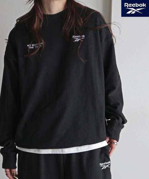 COURO（コウロ）の「【Reebok/リーボック】  裏毛ワンマイルセットアップ（セットアップ・レディース・ブラック/アッシュグレー/ネイビー/グリーン系・M/L/XL）」の6枚目の写真