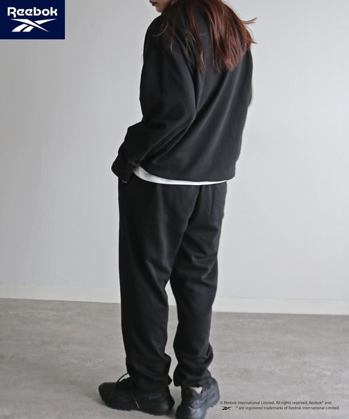 COURO（コウロ）の「【Reebok/リーボック】  裏毛ワンマイルセットアップ（セットアップ・レディース・ブラック/アッシュグレー/ネイビー/グリーン系・M/L/XL）」の7枚目の写真