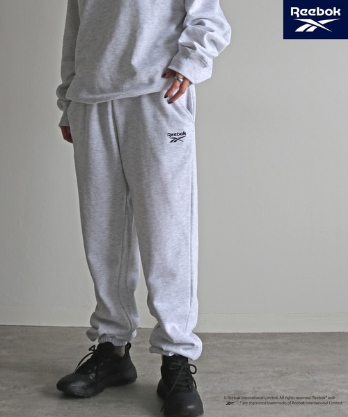 COURO（コウロ）の「【Reebok/リーボック】  裏毛ワンマイルセットアップ（セットアップ・レディース・ブラック/アッシュグレー/ネイビー/グリーン系・M/L/XL）」の11枚目の写真