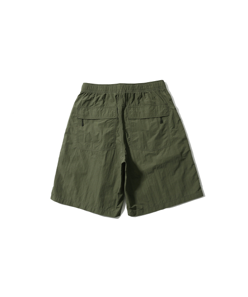 MOIF（モイフ）の「[SS25] オーバーFTGショーツ / オリーブ（その他パンツ・メンズ・その他・S/M/L）」の2枚目の写真